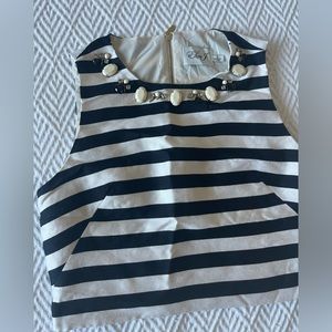 vintage inspired striped top